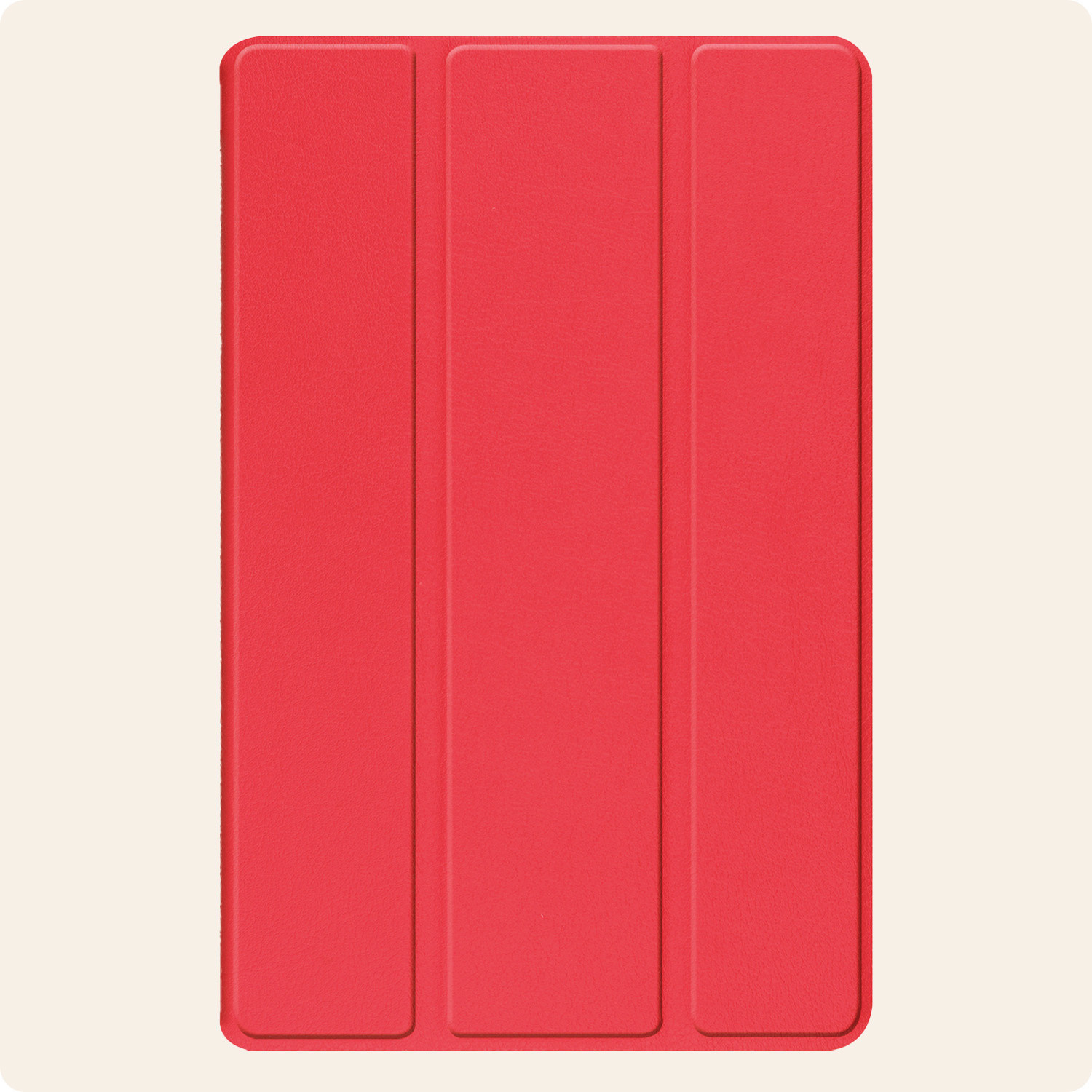 Nomfy Hoes Geschikt voor Lenovo Tab M11 Hoes Tri-fold Tablet Hoesje Case Met Screenprotector - Hoesje Geschikt voor Lenovo Tab M11 (11 inch) Hoesje Hardcover Bookcase - Rood