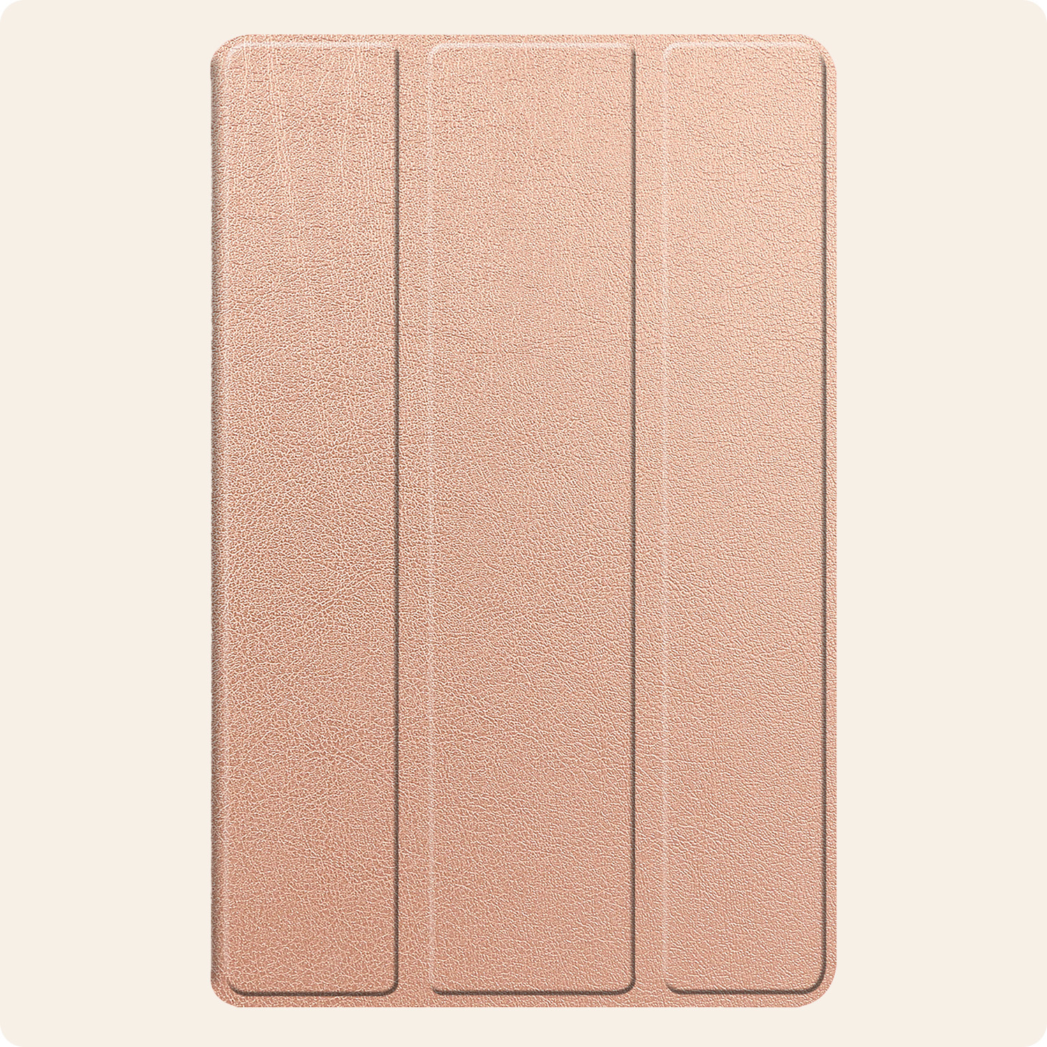 Nomfy Hoes Geschikt voor Lenovo Tab M11 Hoes Tri-fold Tablet Hoesje Case Met Screenprotector - Hoesje Geschikt voor Lenovo Tab M11 (11 inch) Hoesje Hardcover Bookcase - Rosé goud