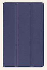 Nomfy Lenovo Tab M11 Hoesje Case - Lenovo Tab M11 Hoes Hardcover Hoesje Bookcase - Donker Blauw