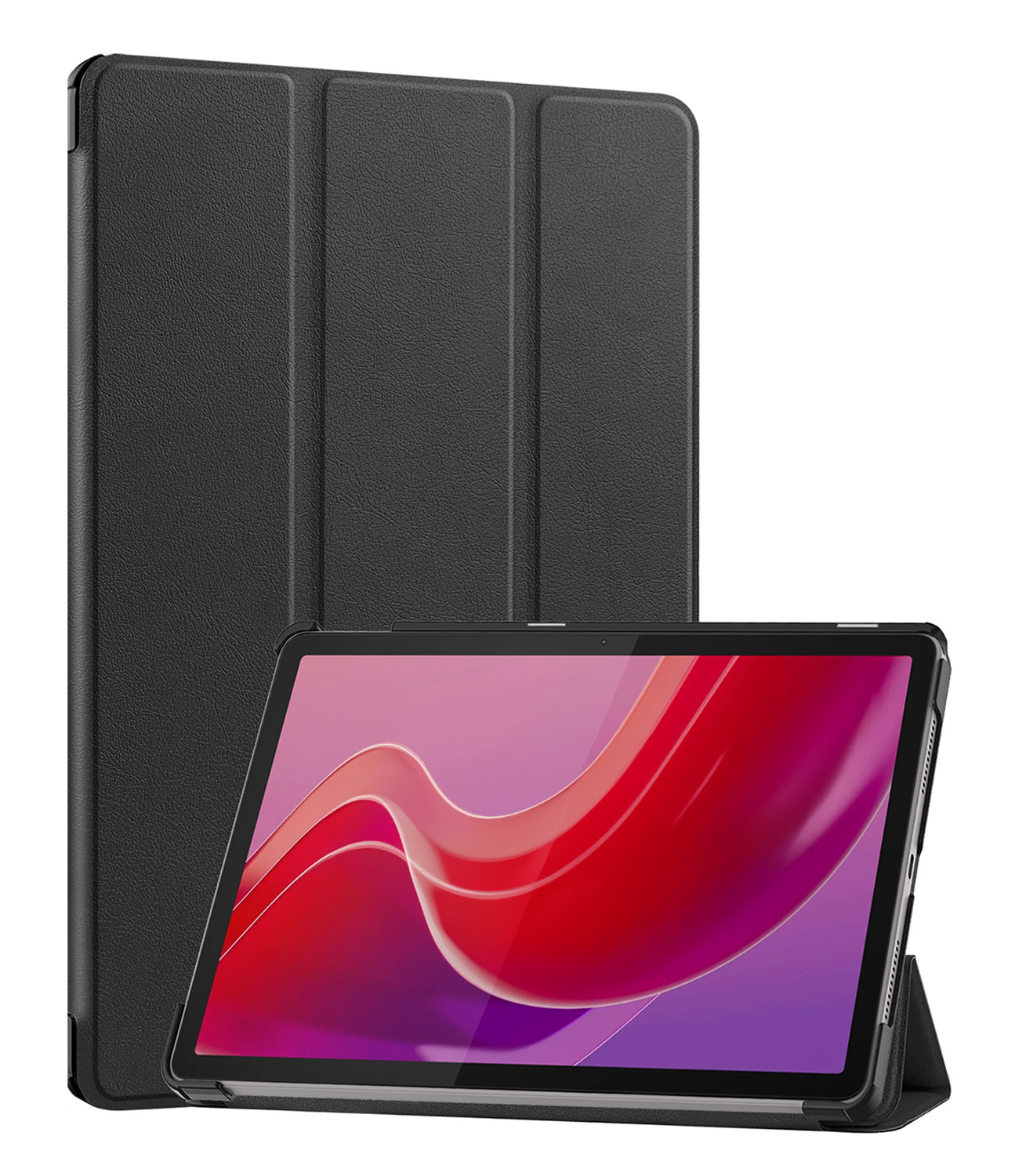 NoXx Hoesje Geschikt voor Lenovo Tab M11 Hoesje Case Hard Cover Hoes Book Case - Zwart