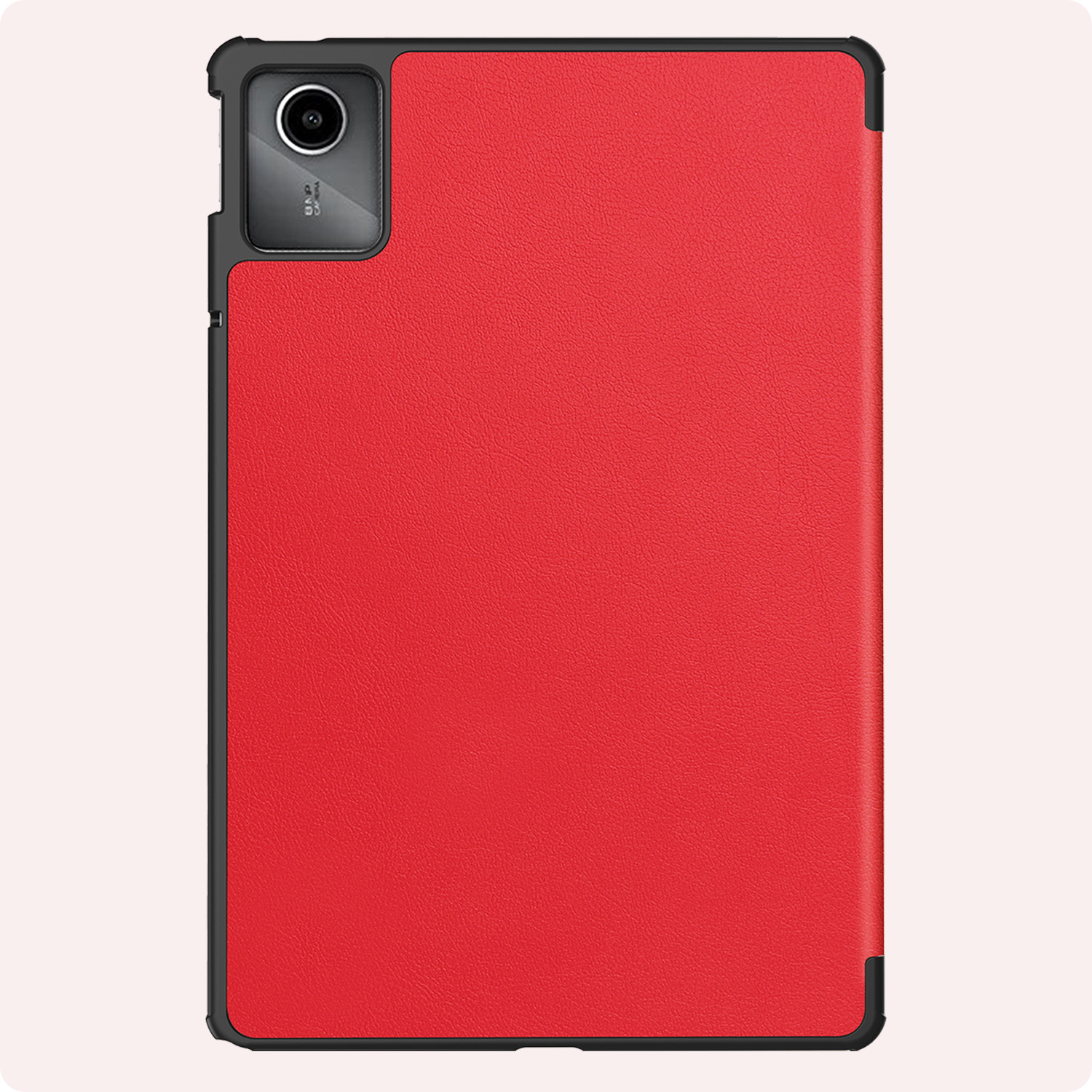 NoXx Hoesje Geschikt voor Lenovo Tab M11 Hoesje Case Hard Cover Hoes Book Case - Rood