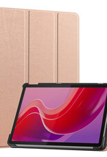 NoXx Hoesje Geschikt voor Lenovo Tab M11 Hoesje Case Hard Cover Hoes Book Case - Rosé goud