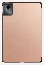 NoXx Hoesje Geschikt voor Lenovo Tab M11 Hoesje Case Hard Cover Hoes Book Case - Rosé goud