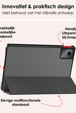 NoXx Hoesje Geschikt voor Lenovo Tab M11 Hoesje Case Hard Cover Hoes Book Case - Grijs