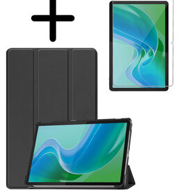 BASEY. BASEY. Lenovo Tab M11 Hoesje Met Screenprotector - Zwart