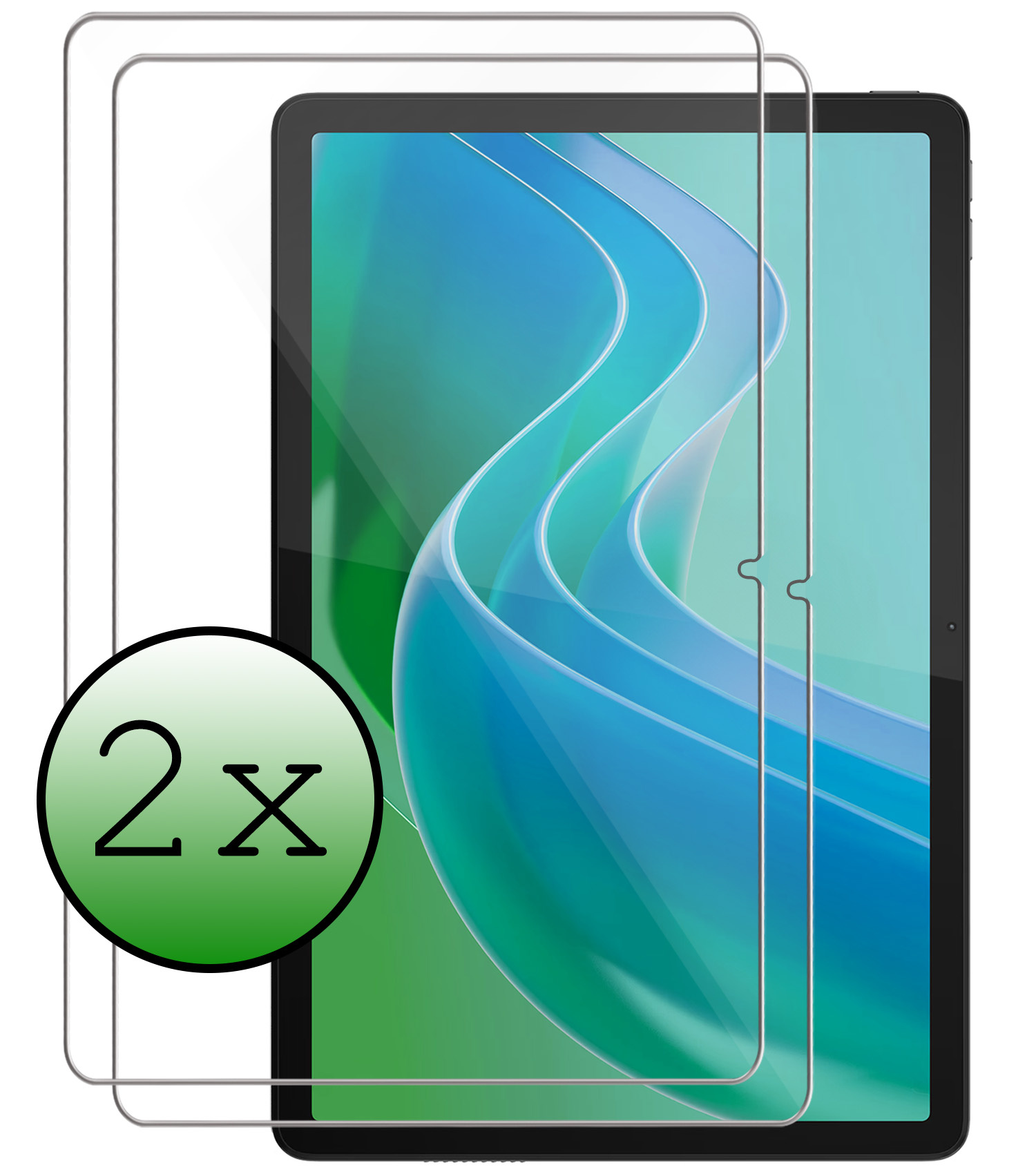 BASEY. Screenprotector Geschikt voor Lenovo Tab M11 Screenprotector Tempered Glass - Screenprotector Geschikt voor Lenovo Tab M11 (11 inch) Screen Protector Beschermglas - 2 Stuks