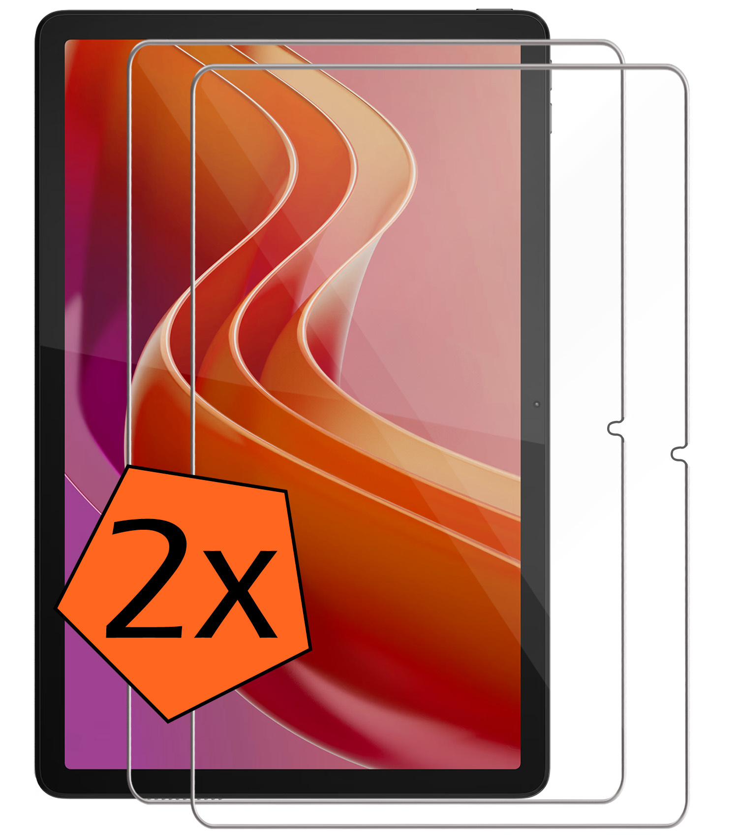Nomfy Screenprotector Geschikt voor Lenovo Tab M11 Screenprotector Bescherm Glas - Screen Protector Geschikt voor Lenovo Tab M11 (11 inch) Screenprotector Tempered Glass - 2 PACK