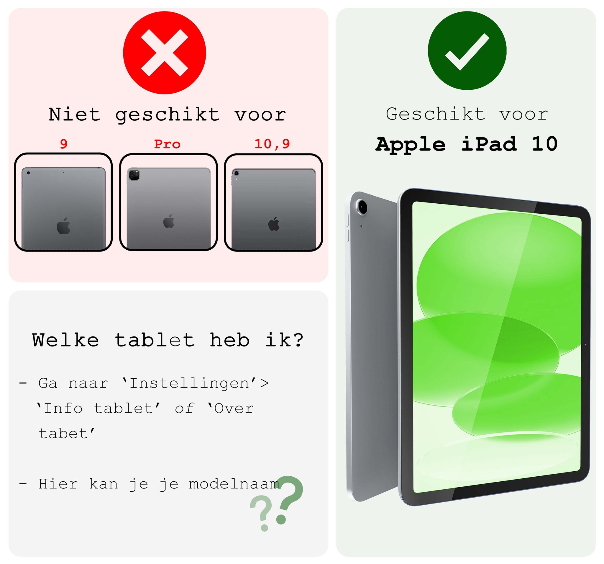 BASEY. Hoesje Geschikt voor iPad 2022 Tablethoes Shockbestendig Back Cover Siliconen Tablet Case - Transparant