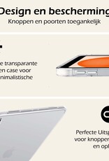 Nomfy Hoesje Geschikt voor iPad 2022 Tablet Hoes Siliconen Case Met 2x Screenprotector - Shockproof Back Cover Geschikt voor iPad 10 - Transparant