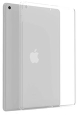 BASEY. Hoesje Geschikt voor iPad 10.2 2019 Tablethoes Shockbestendig Back Cover Siliconen Tablet Case - Transparant