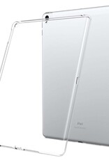 NoXx Hoesje Geschikt voor iPad 10.2 2020 Shockproof Siliconen Case - Shockbestendige Tablet Hoes Geschikt voor iPad 8 - Transparant