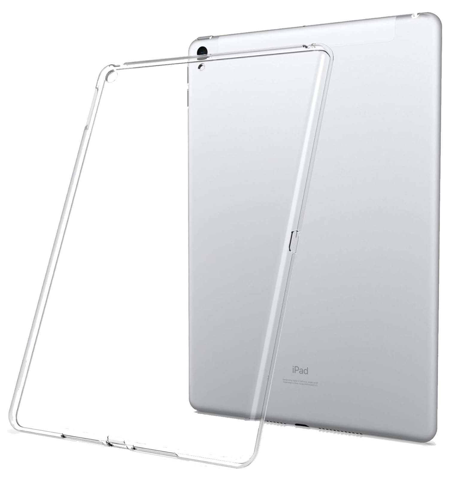 NoXx Hoesje Geschikt voor iPad 10.2 2021 Shockproof Siliconen Case - Shockbestendige Tablet Hoes Geschikt voor iPad 9 - Transparant