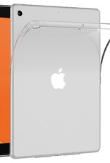 Nomfy Hoesje Geschikt voor iPad 10.2 2019 Tablet Hoes Siliconen Case - Shockproof Back Cover Geschikt voor iPad 7 - Transparant