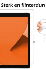 Nomfy Hoesje Geschikt voor iPad 10.2 2021 Tablet Hoes Siliconen Case Met 2x Screenprotector - Shockproof Back Cover Geschikt voor iPad 9 - Transparant