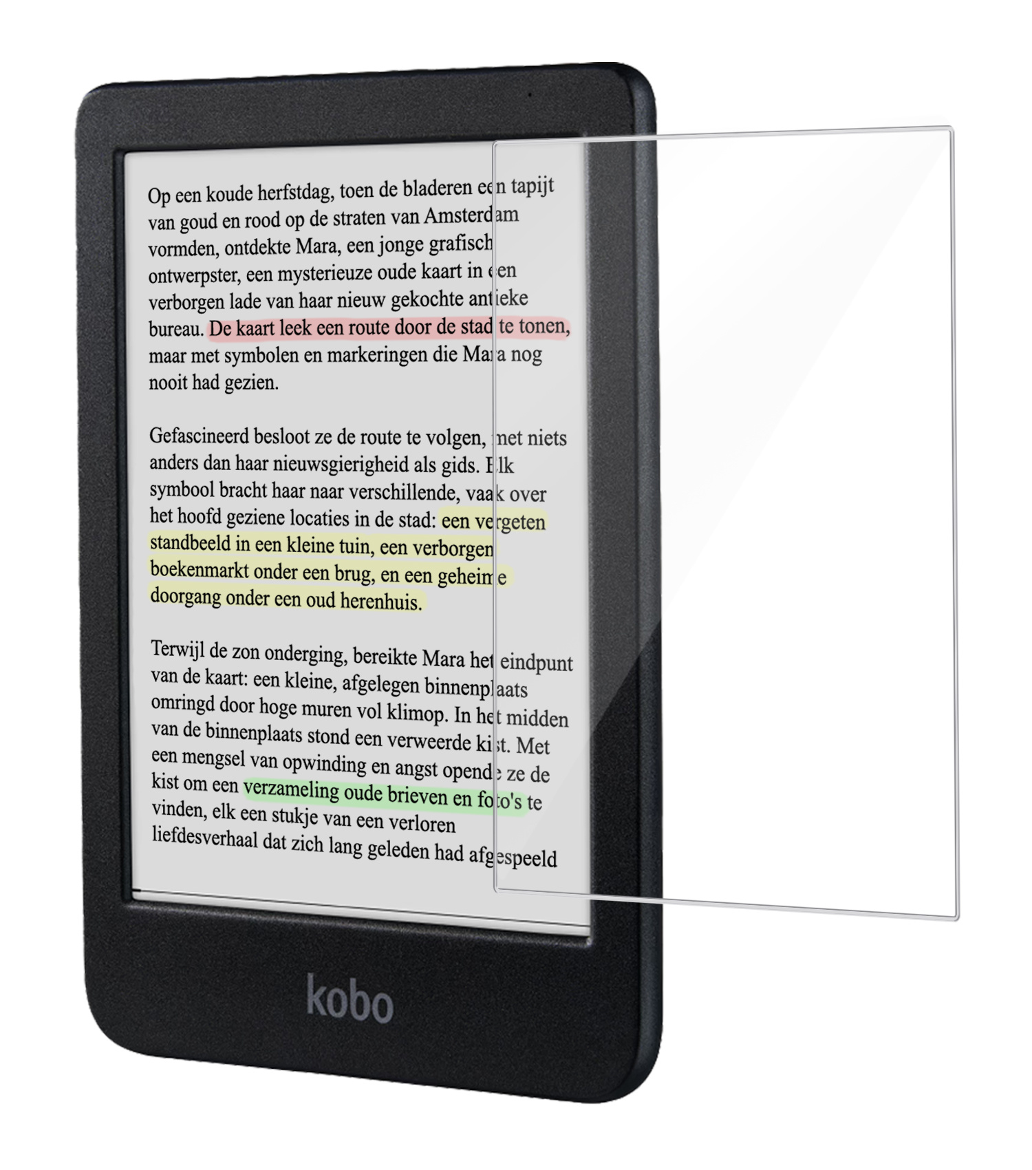 BASEY. Screenprotector Geschikt voor Kobo Clara Colour Screenprotector Tempered Glass - Screenprotector Geschikt voor Kobo Clara Colour Screen Protector