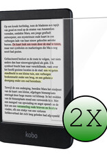 BASEY. Screenprotector Geschikt voor Kobo Clara Colour Screenprotector Tempered Glass - Screenprotector Geschikt voor Kobo Clara Colour Screen Protector - 2 Stuks