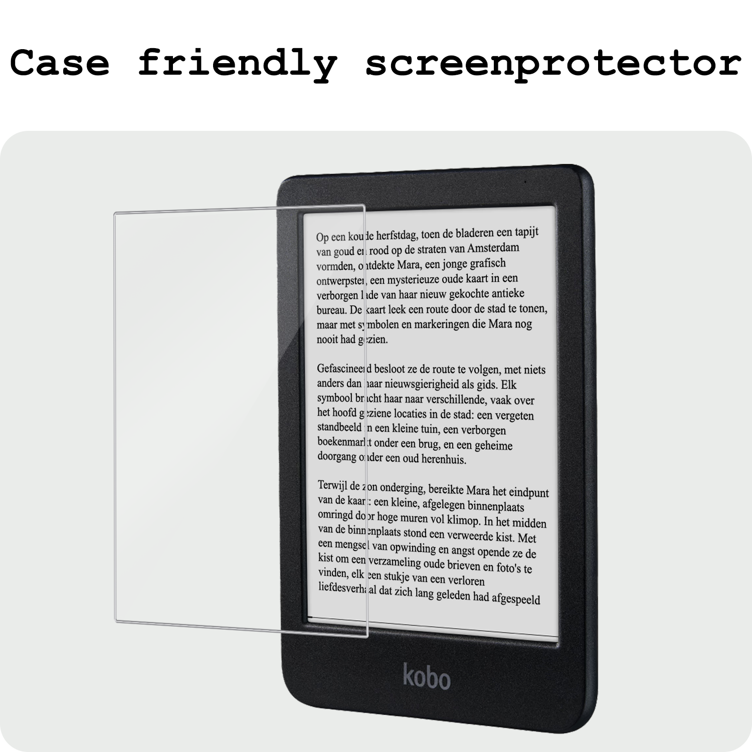 BASEY. Screenprotector Geschikt voor Kobo Clara BW Screenprotector Tempered Glass - Screenprotector Geschikt voor Kobo Clara BW Screen Protector