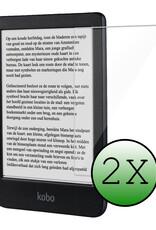 BASEY. Screenprotector Geschikt voor Kobo Clara BW Screenprotector Tempered Glass - Screenprotector Geschikt voor Kobo Clara BW Screen Protector - 2 Stuks