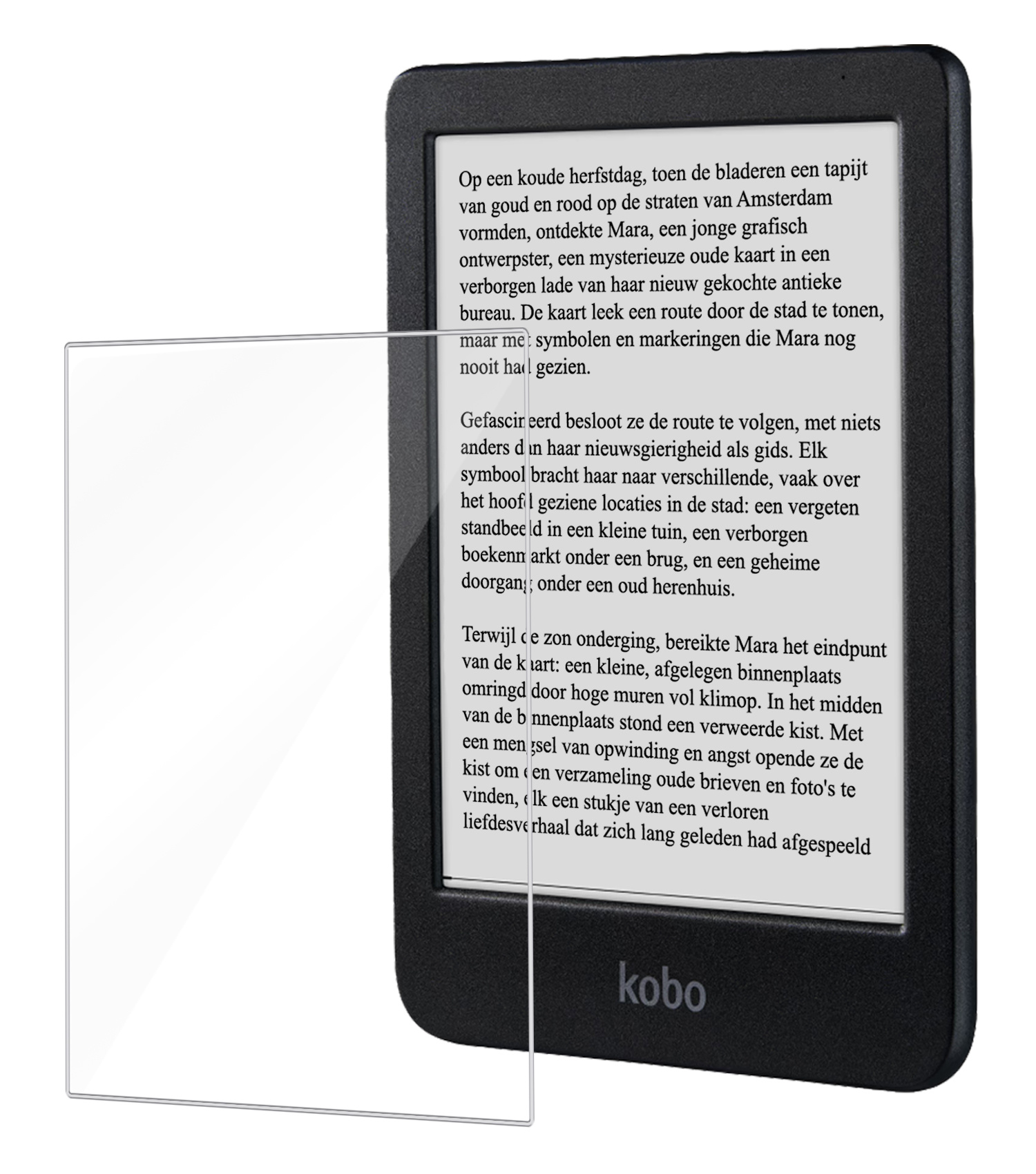 NoXx Screenprotector Geschikt voor Kobo Clara BW Screenprotector Bescherm Glas Tempered Glass Screen Protector