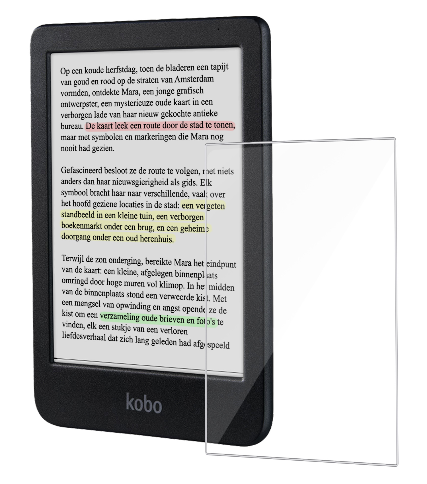 Nomfy Screenprotector Geschikt voor Kobo Clara Colour Screenprotector Bescherm Glas - Screenprotector Geschikt voor Kobo Clara Colour Screen Protector Tempered Glass