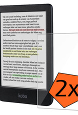 Nomfy Screenprotector Geschikt voor Kobo Clara Colour Screenprotector Bescherm Glas - Screenprotector Geschikt voor Kobo Clara Colour Screen Protector Tempered Glass - 2 PACK