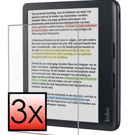 NoXx NoXx Kobo Libra Colour Screenprotector - 3 PACK