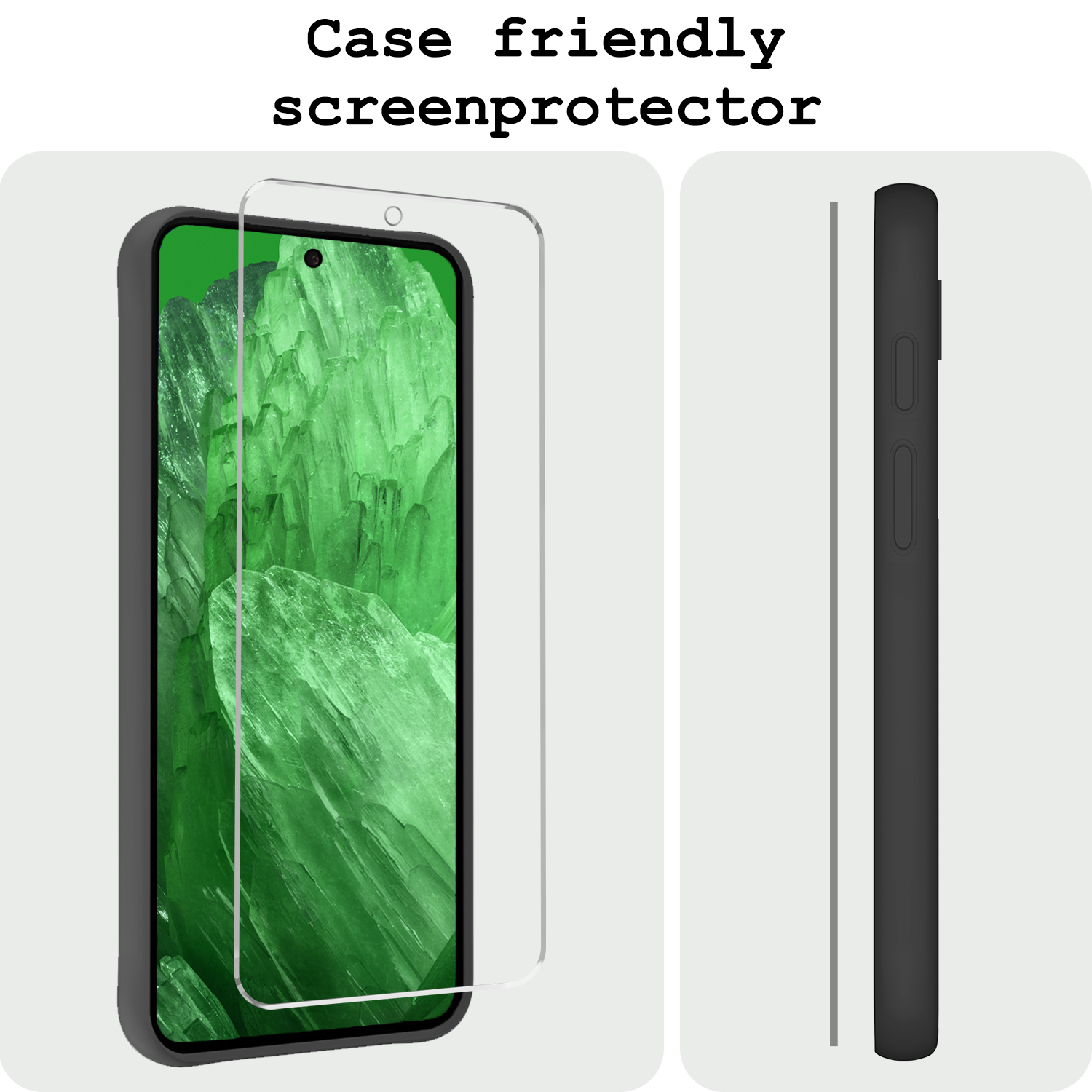 BASEY. Screenprotector Geschikt voor Google Pixel 8a Screenprotector Tempered Glass - Screenprotector Geschikt voor Google Pixel 8a Beschermglas Screen Protector Glas - 3 Stuks