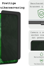 BASEY. Screenprotector Geschikt voor Google Pixel 8a Screenprotector Privacy Beschermglas - Screenprotector Geschikt voor Google Pixel 8a Screen Protector Full Screen Privacy - 2 Stuks