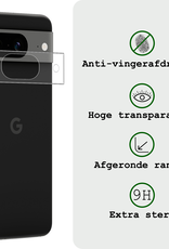 BASEY. Screenprotector Geschikt voor Google Pixel 8a Camera Screenprotector Tempered Glass Beschermglas Camera - Screenprotector Geschikt voor Google Pixel 8a Camera Screen Protector