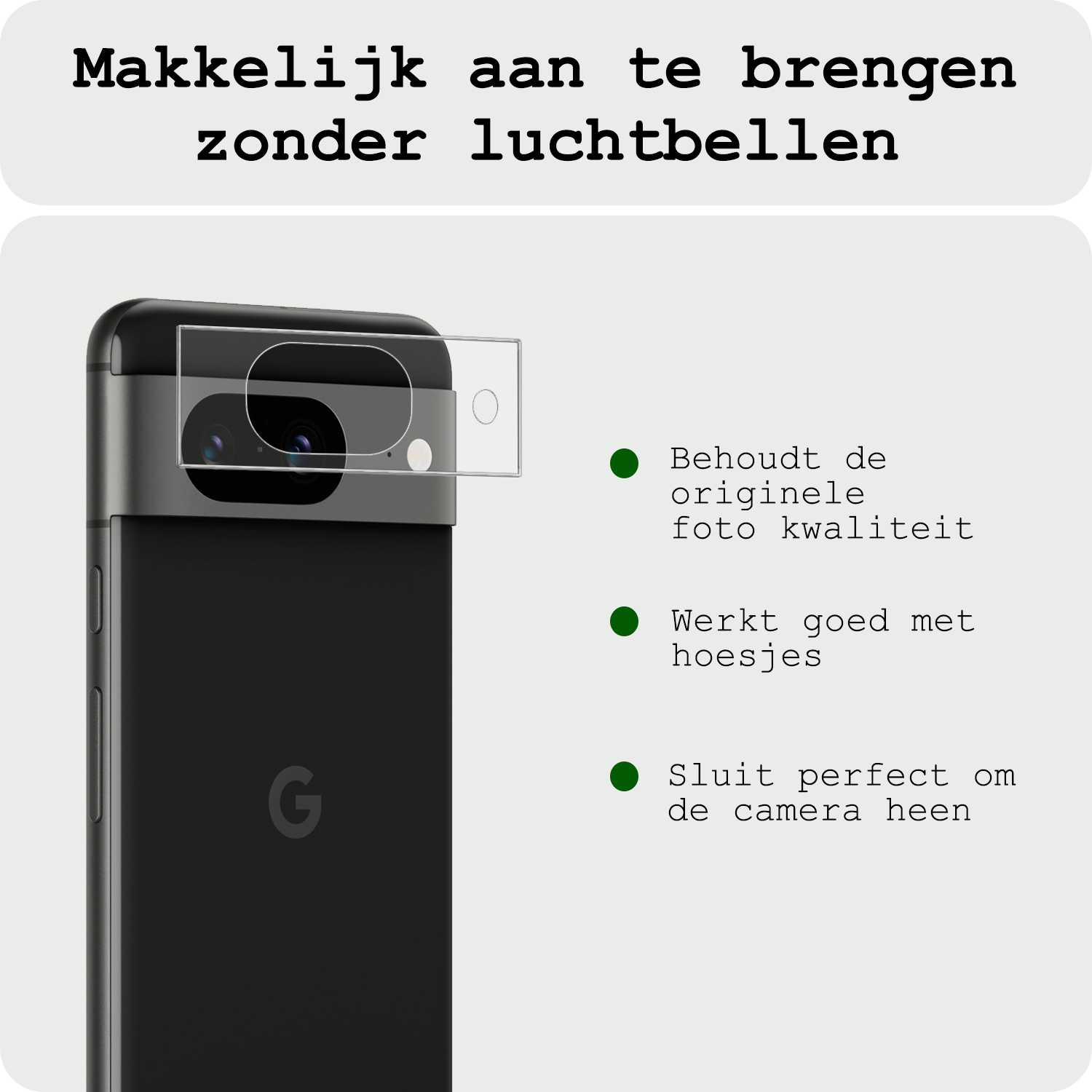 BASEY. Screenprotector Geschikt voor Google Pixel 8a Camera Screenprotector Tempered Glass Beschermglas Camera - Screenprotector Geschikt voor Google Pixel 8a Camera Screen Protector - 3 Stuks