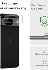 BASEY. Screenprotector Geschikt voor Google Pixel 8a Camera Screenprotector Tempered Glass Beschermglas Camera - Screenprotector Geschikt voor Google Pixel 8a Camera Screen Protector - 3 Stuks