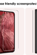 NoXx Screenprotector Geschikt voor Google Pixel 8a Screenprotector Tempered Glass Gehard Glas Beschermglas