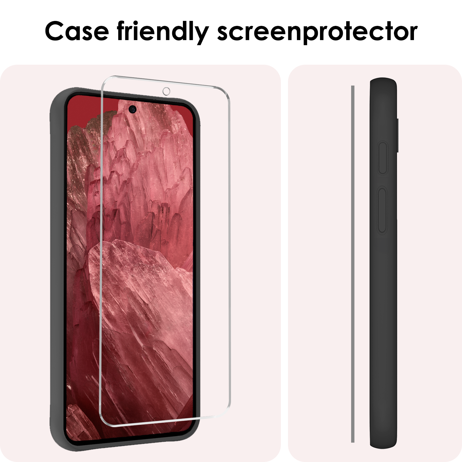 NoXx Screenprotector Geschikt voor Google Pixel 8a Screenprotector Tempered Glass Gehard Glas Beschermglas