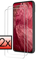 NoXx Screenprotector Geschikt voor Google Pixel 8a Screenprotector Tempered Glass Gehard Glas Beschermglas - 2x
