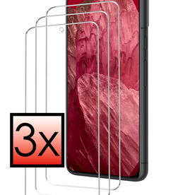 NoXx NoXx Google Pixel 8a Screenprotector Glas - 3 PACK