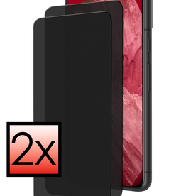 NoXx NoXx Google Pixel 8a Screenprotector Glas Privacy - 2 PACK