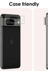 NoXx Screenprotector Geschikt voor Google Pixel 8a Camera Screenprotector Gehard Glas - Screenprotector Geschikt voor Google Pixel 8a Screenprotector Camera Tempered Glass - 2x