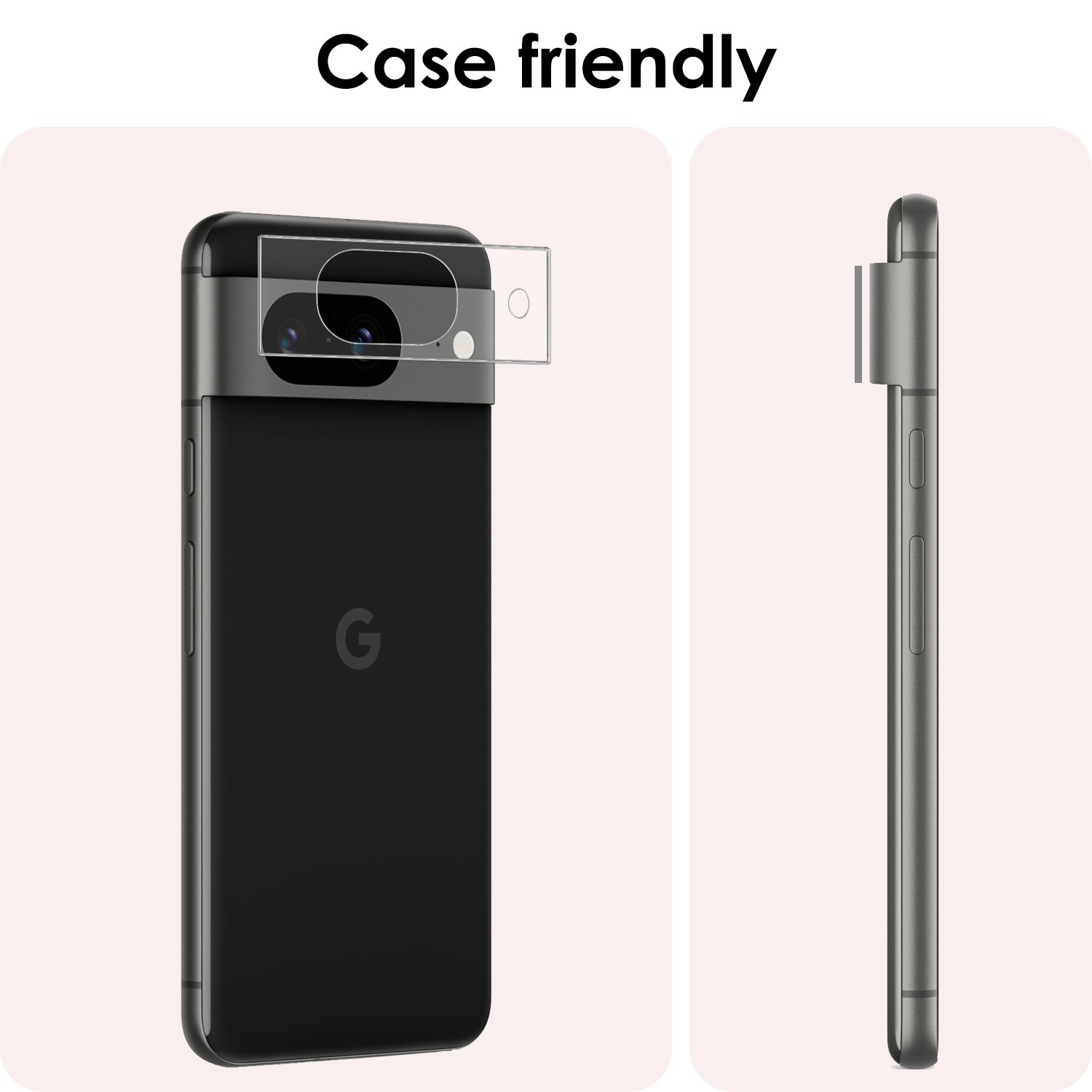 NoXx Screenprotector Geschikt voor Google Pixel 8a Camera Screenprotector Gehard Glas - Screenprotector Geschikt voor Google Pixel 8a Screenprotector Camera Tempered Glass - 2x