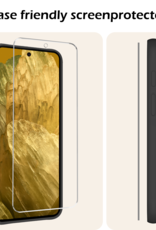 Nomfy Screenprotector Geschikt voor Google Pixel 8a Screenprotector Bescherm Glas Tempered Glass - Screenprotector Geschikt voor Google Pixel 8a Screen Protector