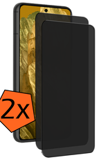 Nomfy Screenprotector Geschikt voor Google Pixel 8a Screenprotector Privacy Bescherm Glas - Screenprotector Geschikt voor Google Pixel 8a Privacy Screenprotector Tempered Glass - 2 PACK