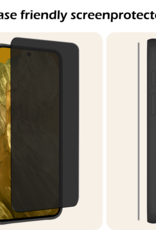 Nomfy Screenprotector Geschikt voor Google Pixel 8a Screenprotector Privacy Bescherm Glas - Screenprotector Geschikt voor Google Pixel 8a Privacy Screenprotector Tempered Glass - 2 PACK