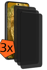 Nomfy Screenprotector Geschikt voor Google Pixel 8a Screenprotector Privacy Bescherm Glas - Screenprotector Geschikt voor Google Pixel 8a Privacy Screenprotector Tempered Glass - 3 PACK