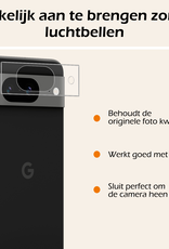 Nomfy Screenprotector Geschikt voor Google Pixel 8a Camera Screen Protector Beschermglas - Screenprotector Geschikt voor Google Pixel 8a Camera Screenprotector Tempered Glass