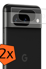 Nomfy Screenprotector Geschikt voor Google Pixel 8a Camera Screen Protector Beschermglas - Screenprotector Geschikt voor Google Pixel 8a Camera Screenprotector Tempered Glass - 2 PACK