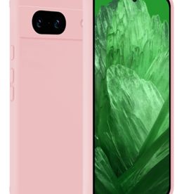BASEY. BASEY. Google Pixel 8a Hoesje Siliconen - Lichtroze