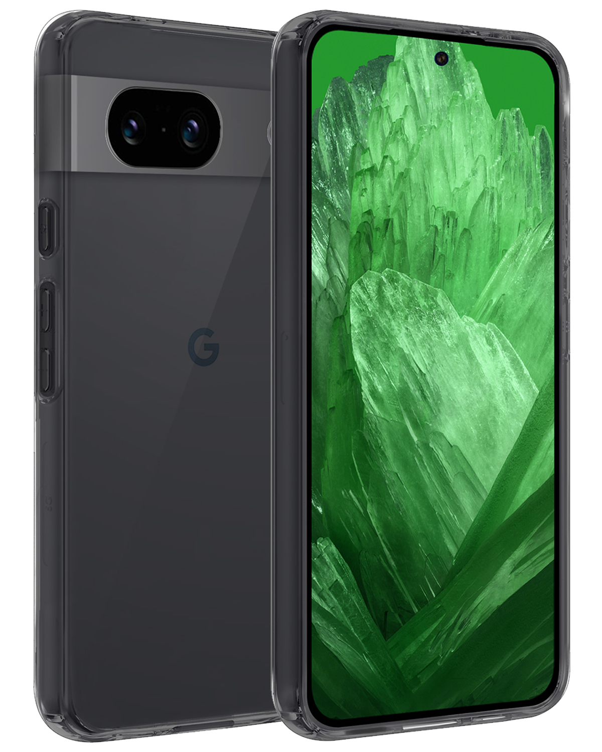 BASEY. Hoes Geschikt voor Google Pixel 8a Hoesje Siliconen Back Cover Case - Hoesje Geschikt voor Google Pixel 8a Hoes Cover Hoesje - Transparant