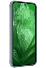 BASEY. Hoes Geschikt voor Google Pixel 8a Hoesje Siliconen Back Cover Case - Hoesje Geschikt voor Google Pixel 8a Hoes Cover Hoesje - Donkergroen - 2 Stuks