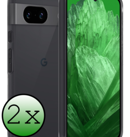 BASEY. BASEY. Google Pixel 8a Hoesje Siliconen - Transparant - 2 PACK