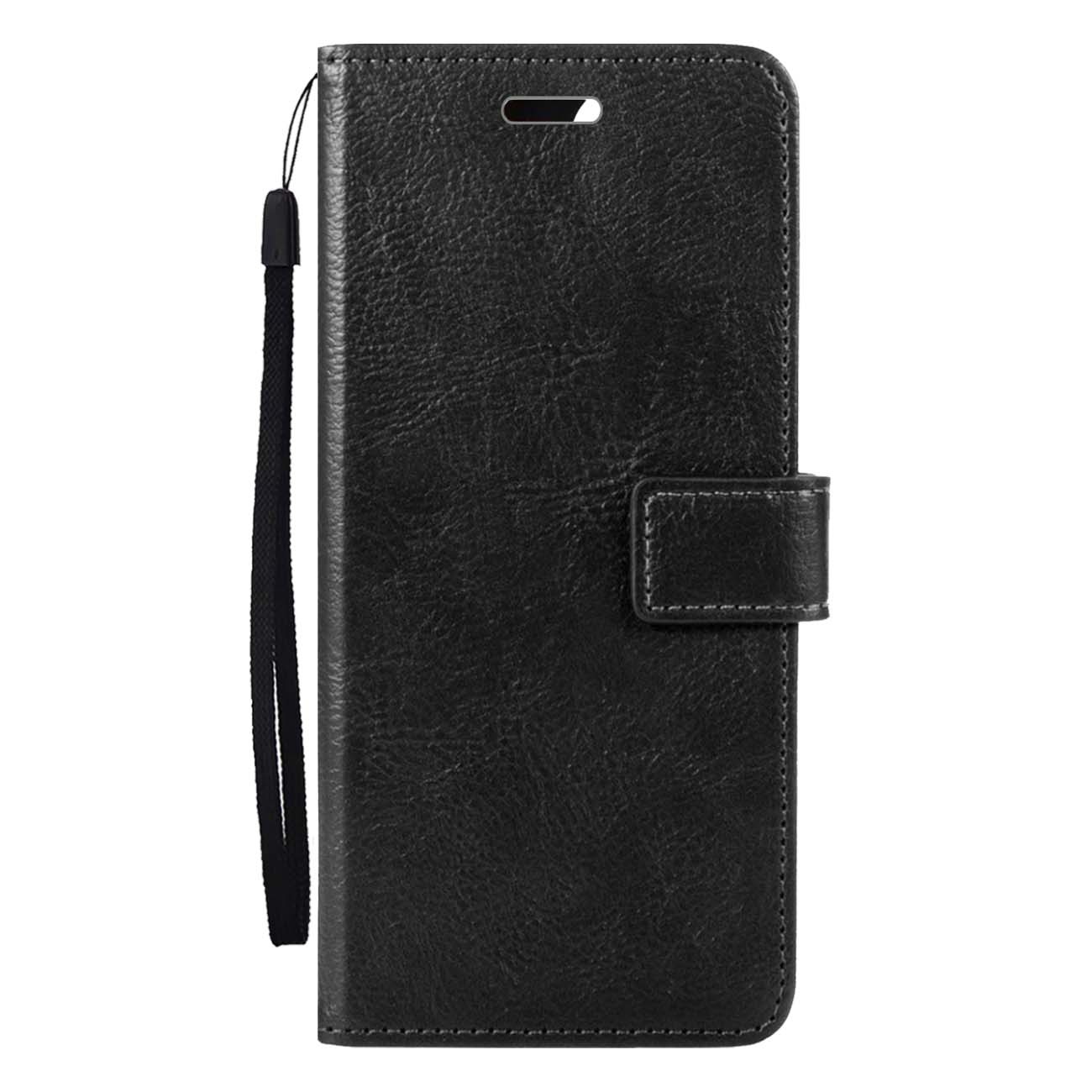 BASEY. Hoes Geschikt voor Google Pixel 8a Hoesje Bookcase Hoes Flip Case Book Cover - Hoesje Geschikt voor Google Pixel 8a Hoes Book Case Hoesje - Zwart