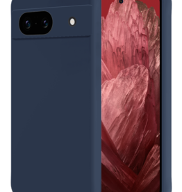 NoXx NoXx Google Pixel 8a Hoesje Siliconen - Donkerblauw